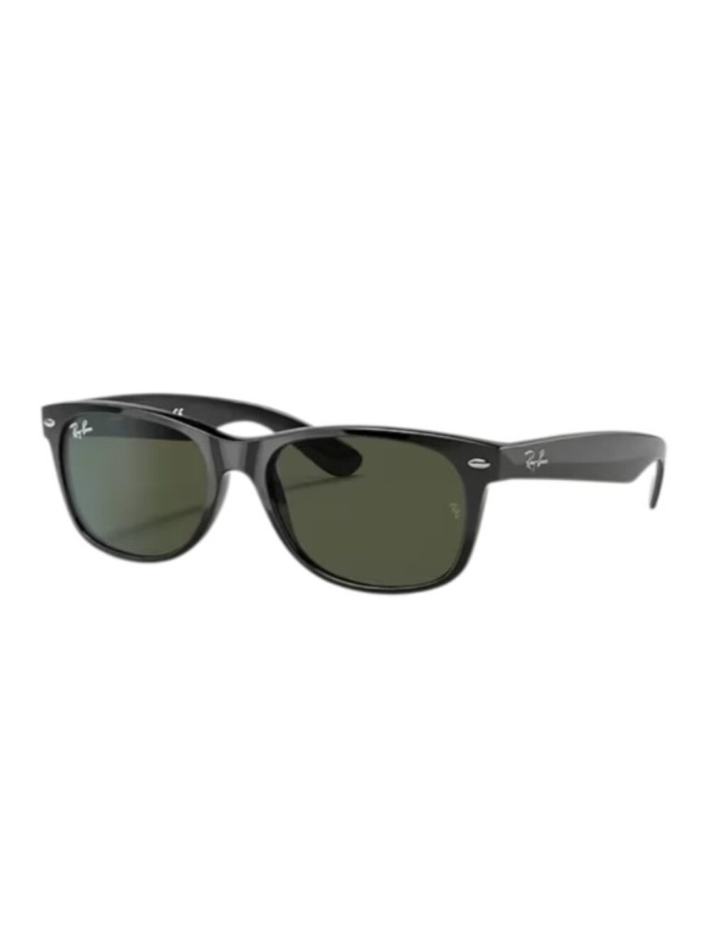 NEW RAY-BAN New Wayfarer RB2132 Black G-15 Sunglasses 55mm